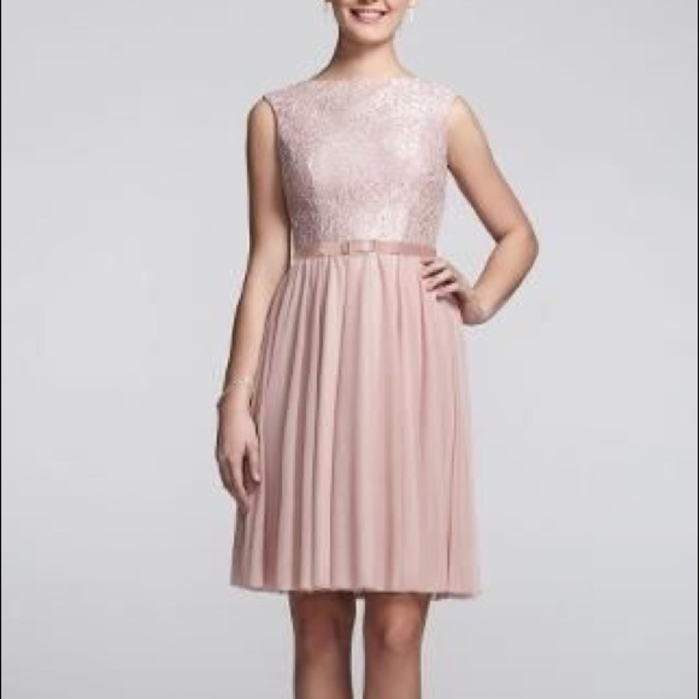 NWT Pink Lace Cocktail Dress